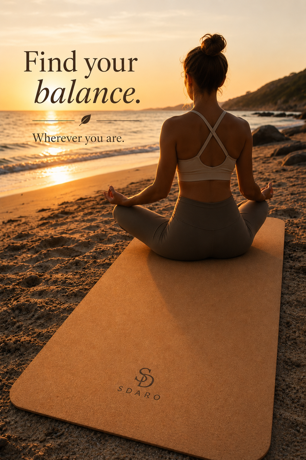 Premium Kork Yogamatte